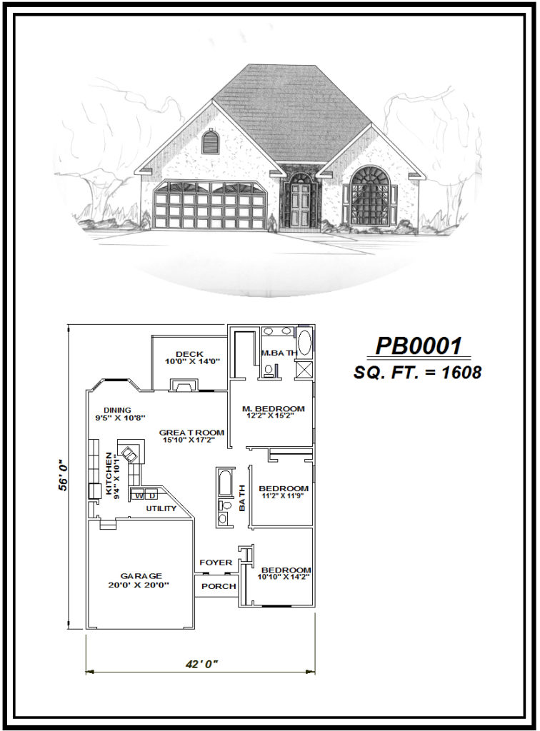 picture of house plan #PB0001