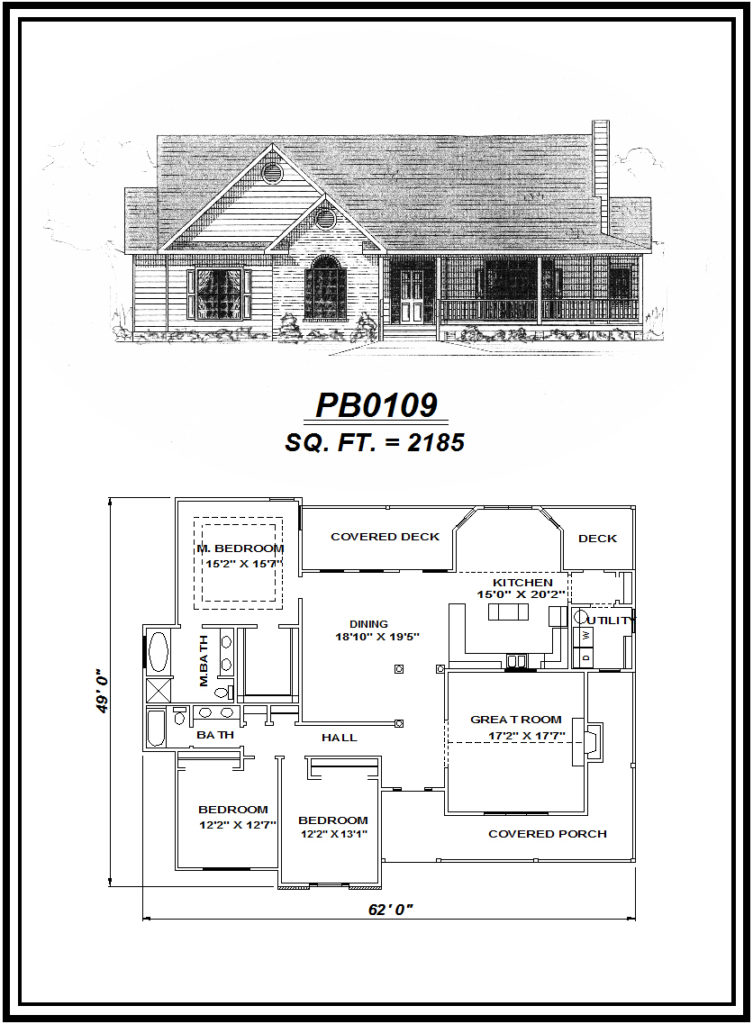 picture of house plan #PB0109