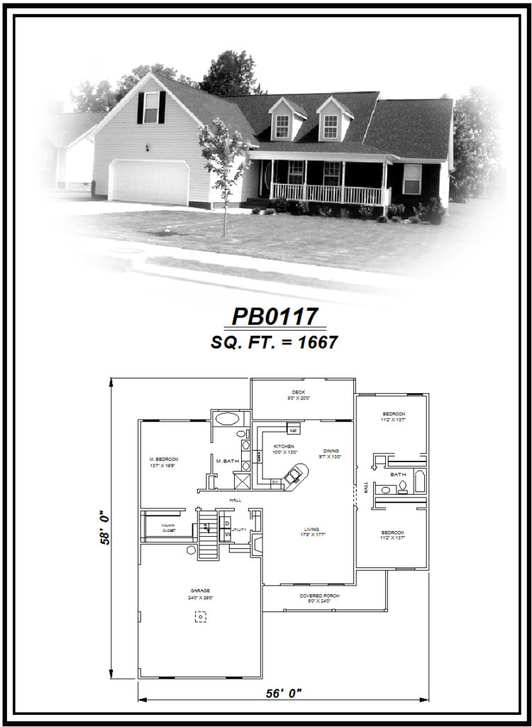 picture of house plan #PB0117
