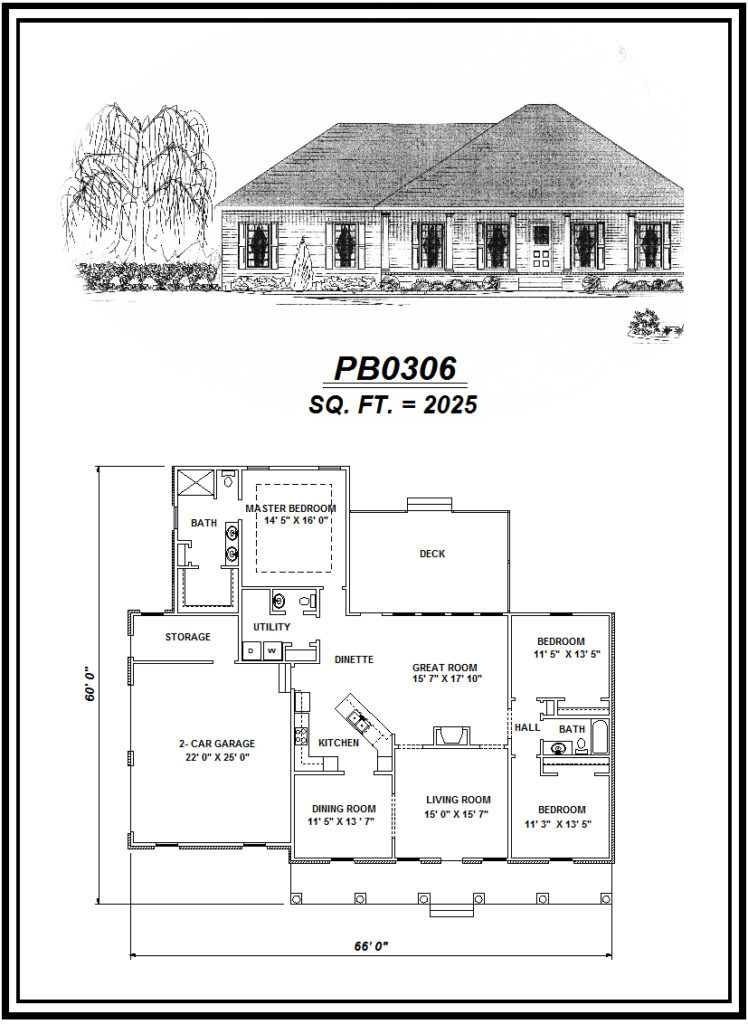 picture of house plan #PB0306