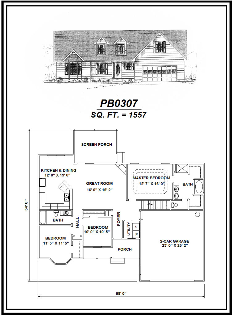 picture of house plan #PB0307