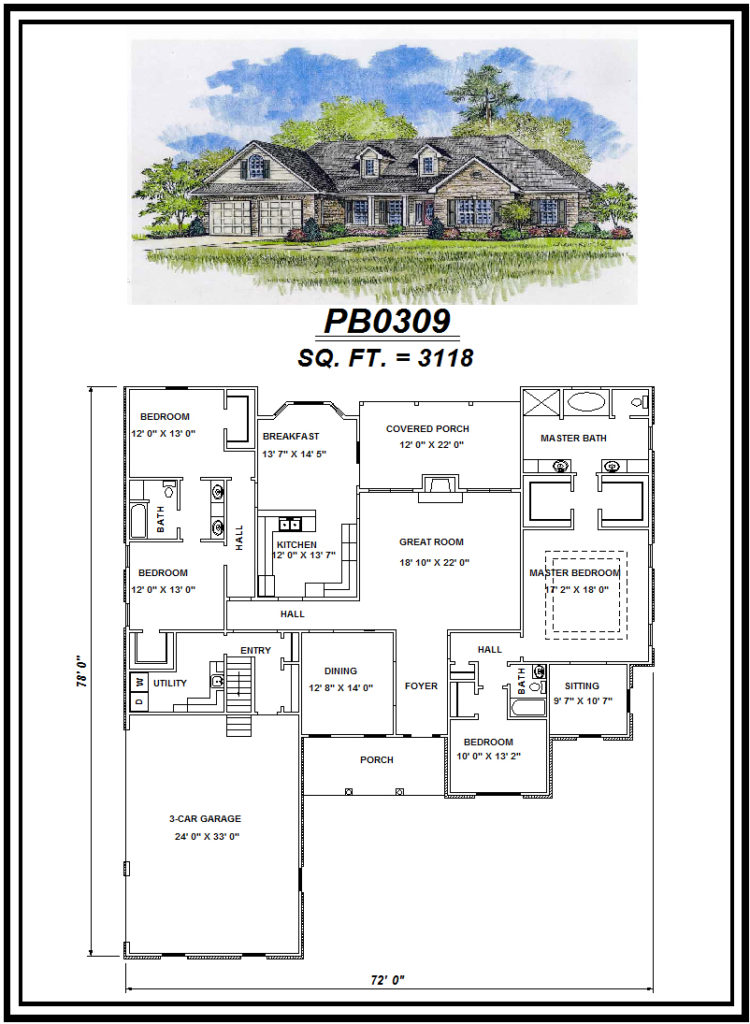 picture of house plan #PB0309