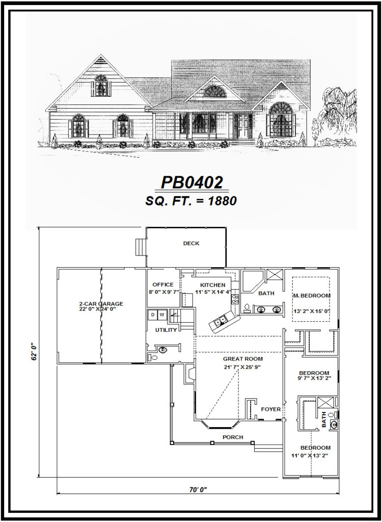 picture of house plan #PB0402