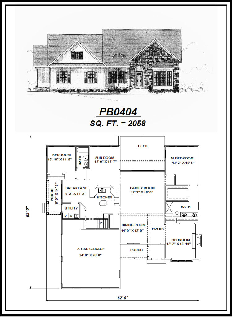 picture of house plan #PB0404