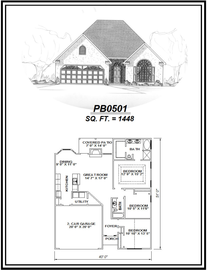 picture of house plan #PB0501
