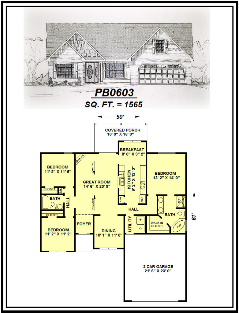 picture of house plan #PB0603