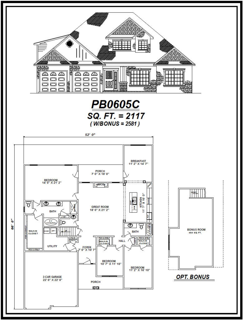 picture of house plan #PB0605C