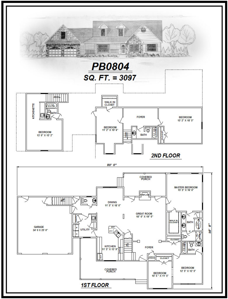 picture of house plan #PB0804