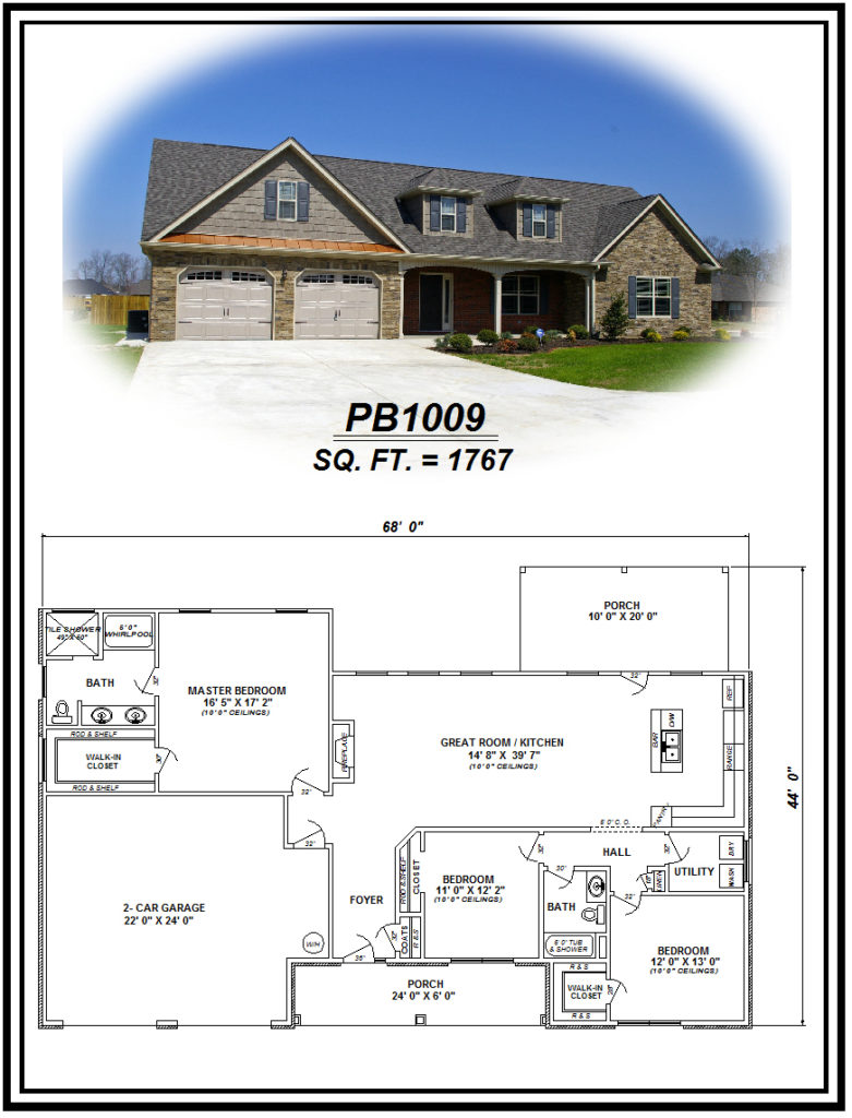 picture of house plan #PB1009