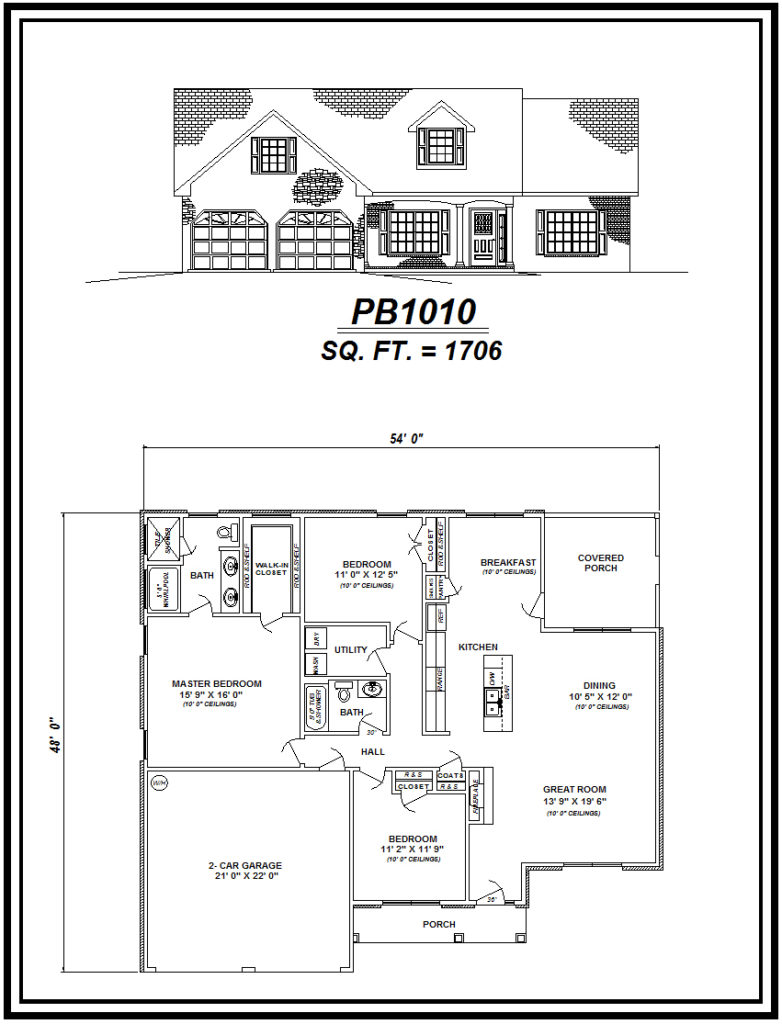 picture of house plan #PB1010