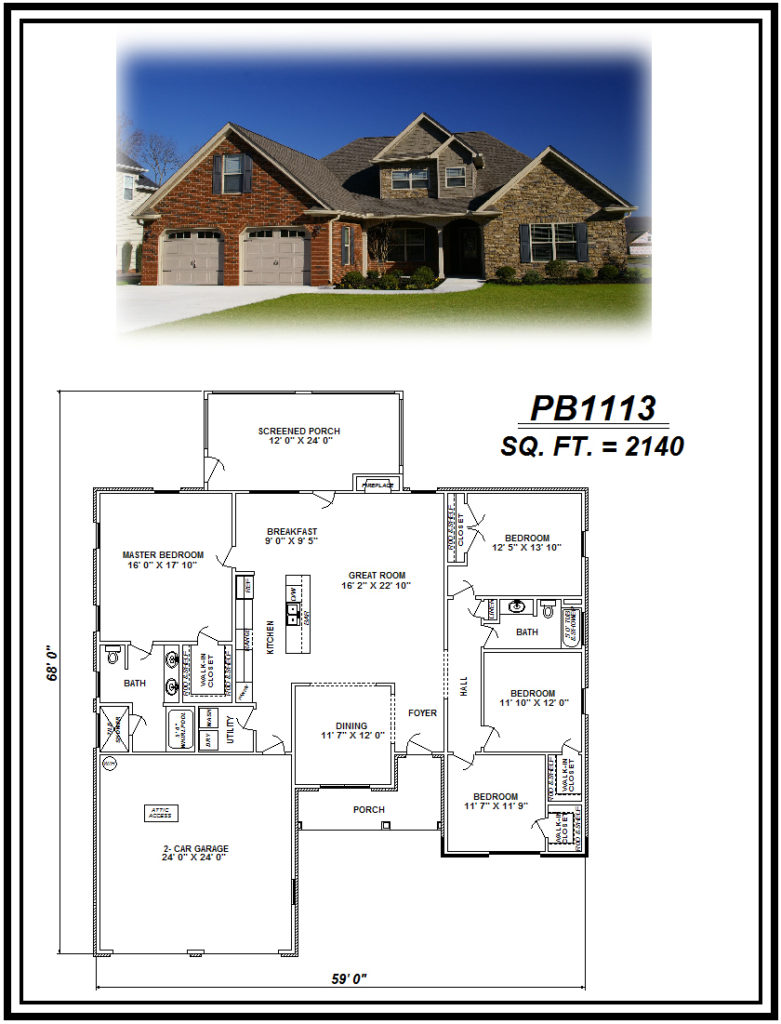 picture of house plan #PB1113