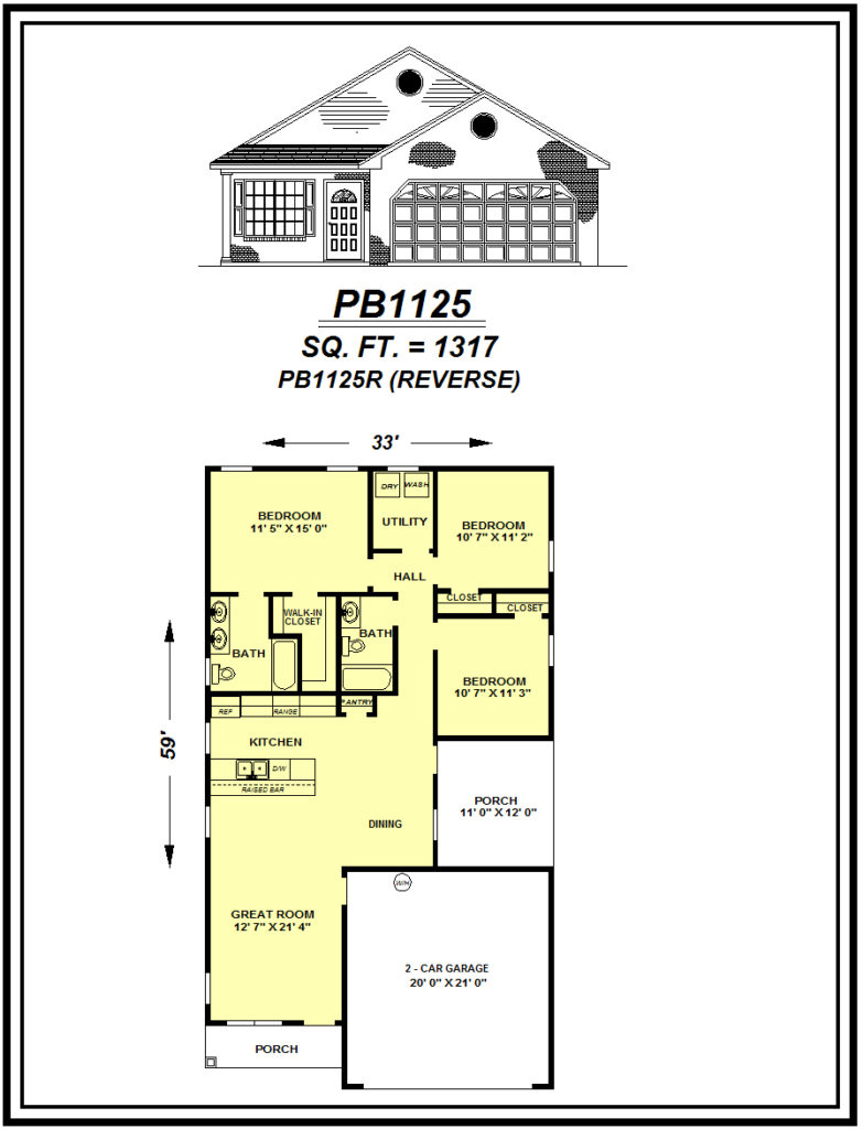 picture of house plan #PB1125