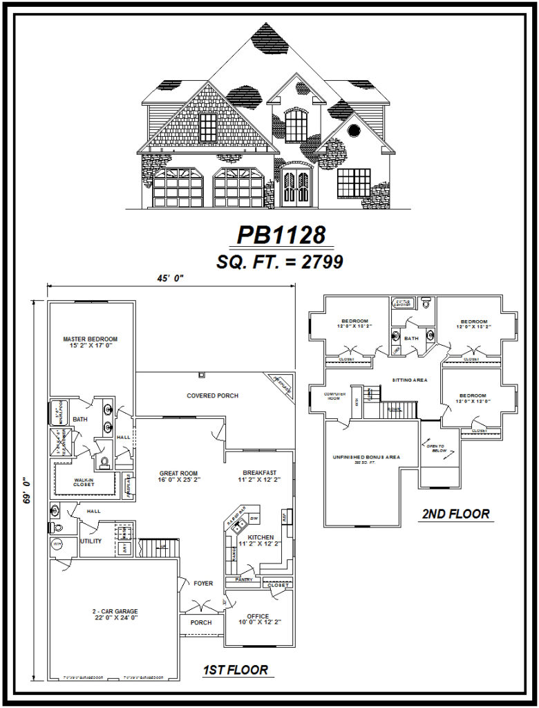 picture of house plan #PB1128
