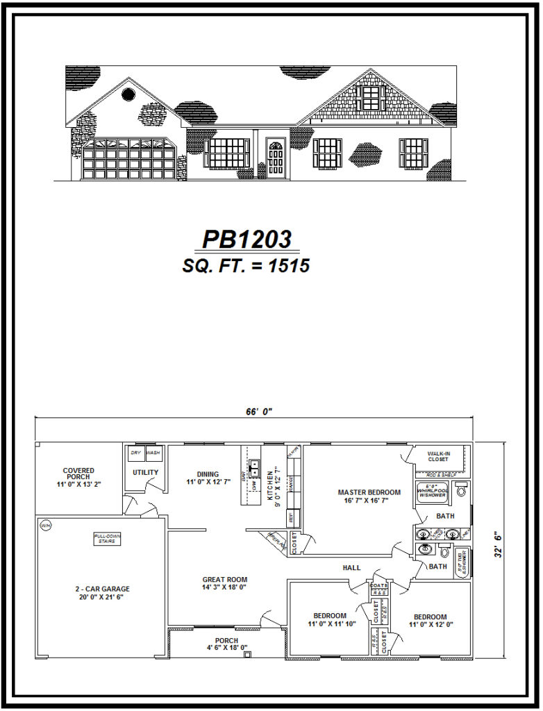 picture of house plan #PB1203