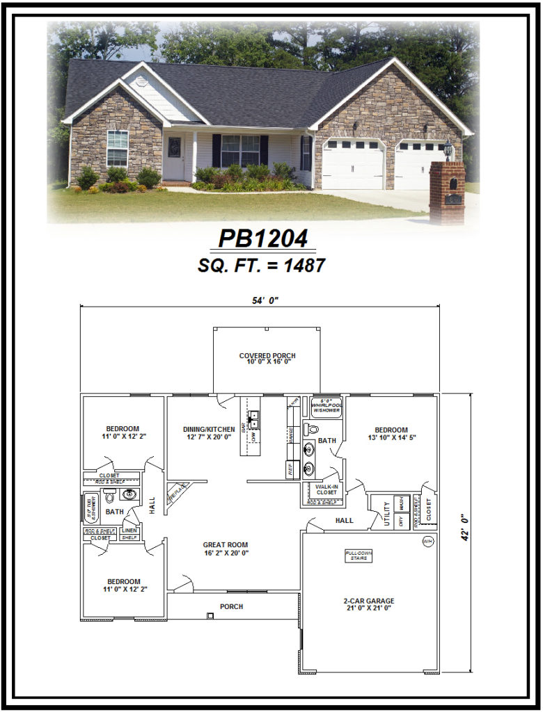 picture of house plan #PB1204