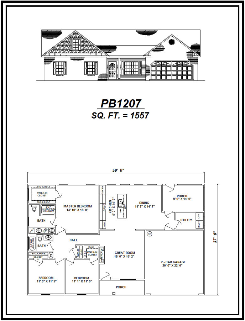 picture of house plan #PB1207