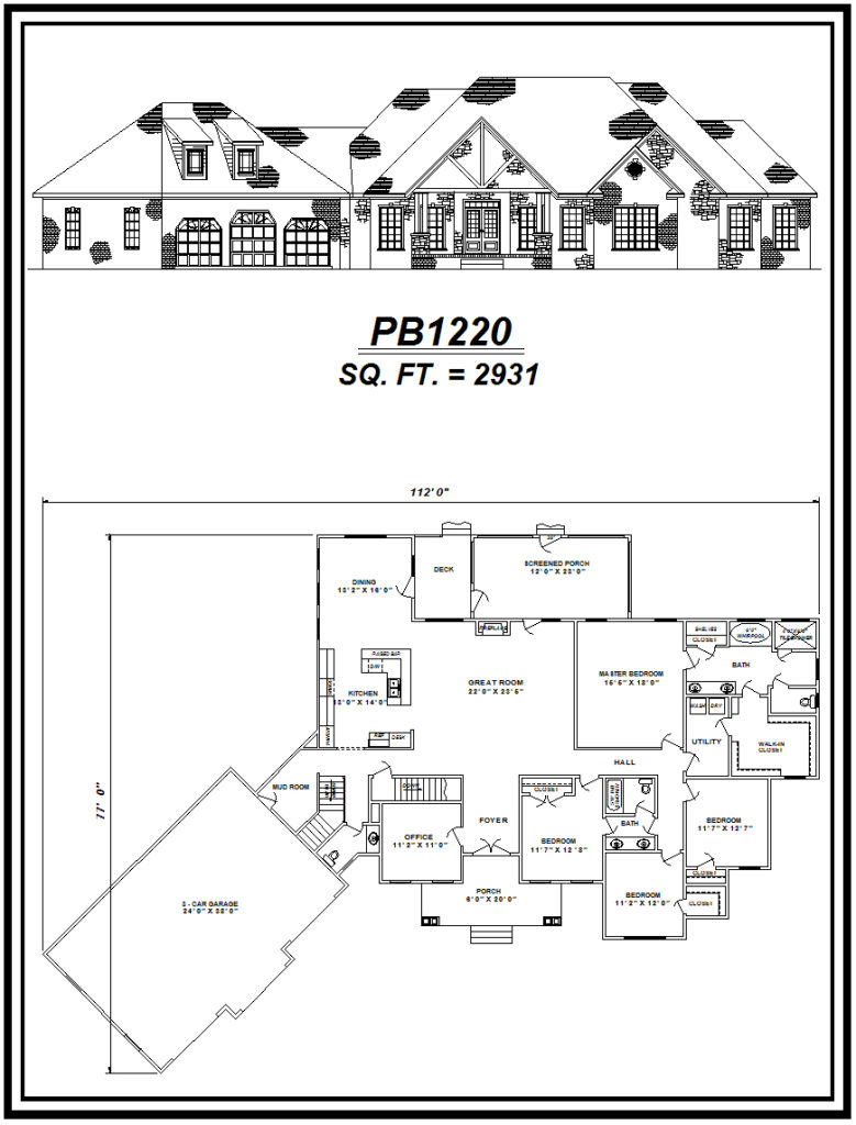 picture of house plan #PB1220