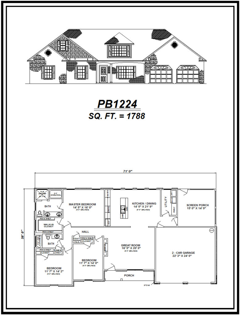 picture of house plan #PB1224