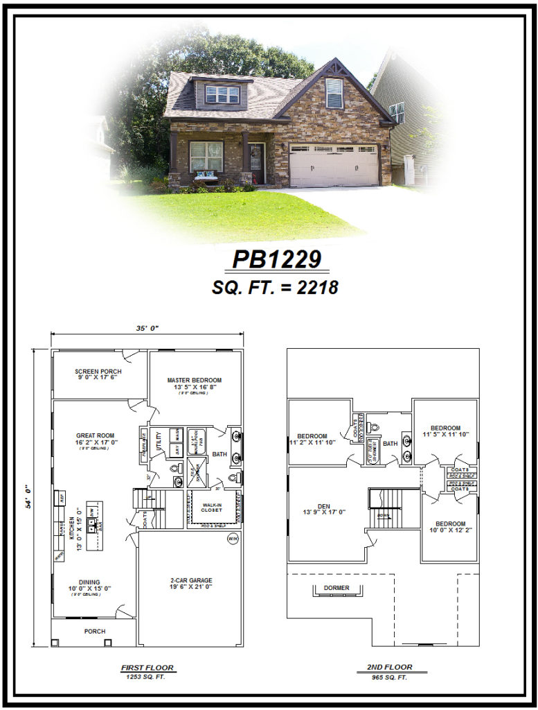picture of house plan #PB1229