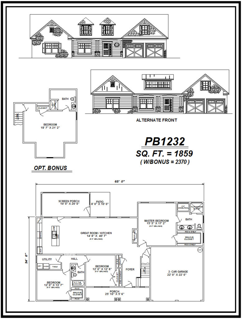 picture of house plan #PB1232