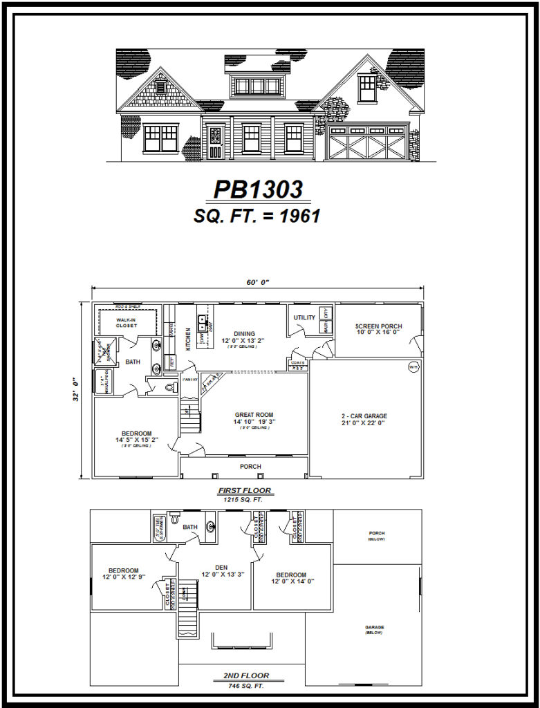 picture of house plan #PB1303