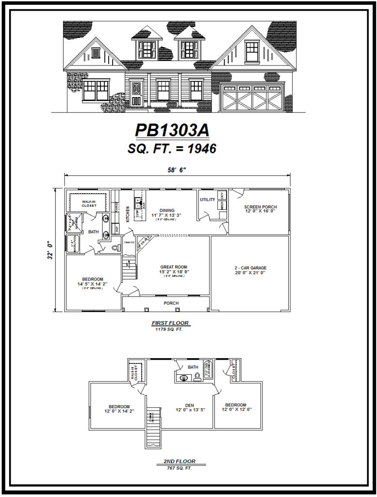 picture of house plan #PB1303A
