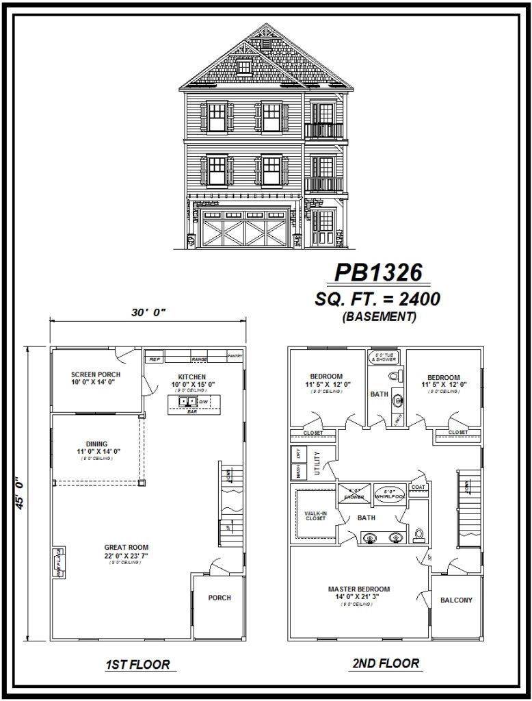 picture of house plan #PB1326