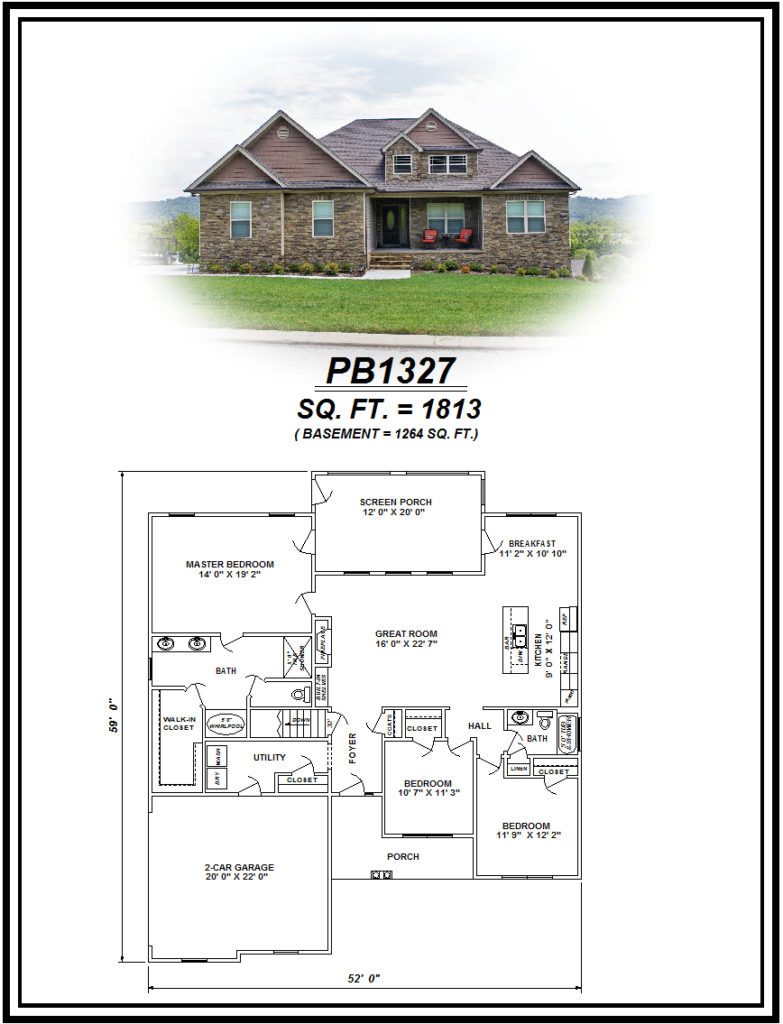 picture of house plan #PB1327