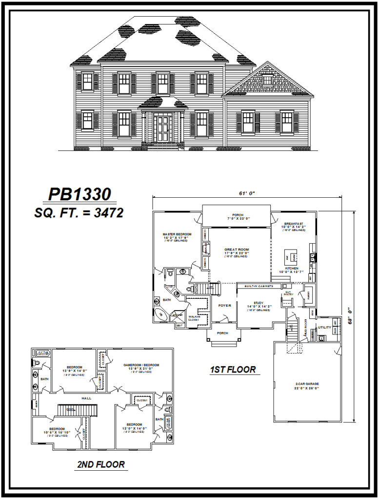 picture of house plan #PB1330