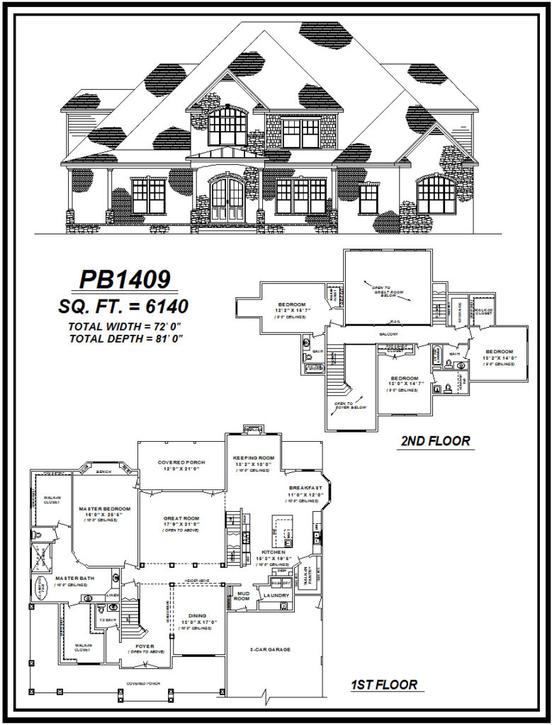 picture of house plan #PB1409