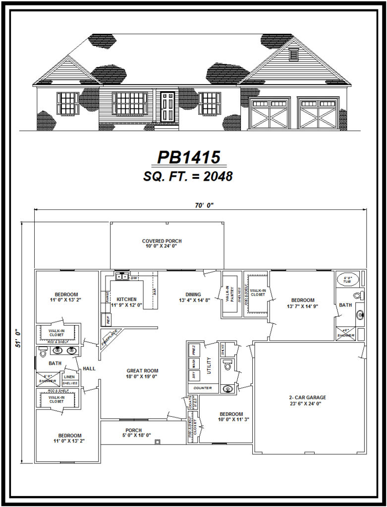 picture of house plan #PB1415