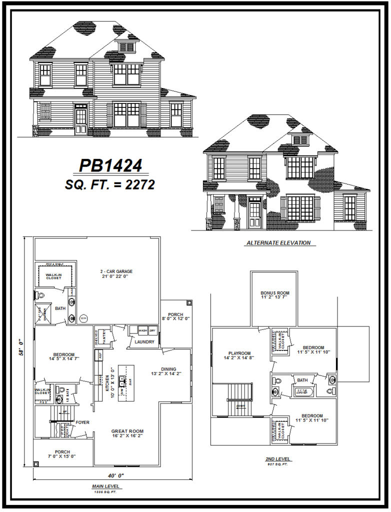 picture of house plan #PB1424