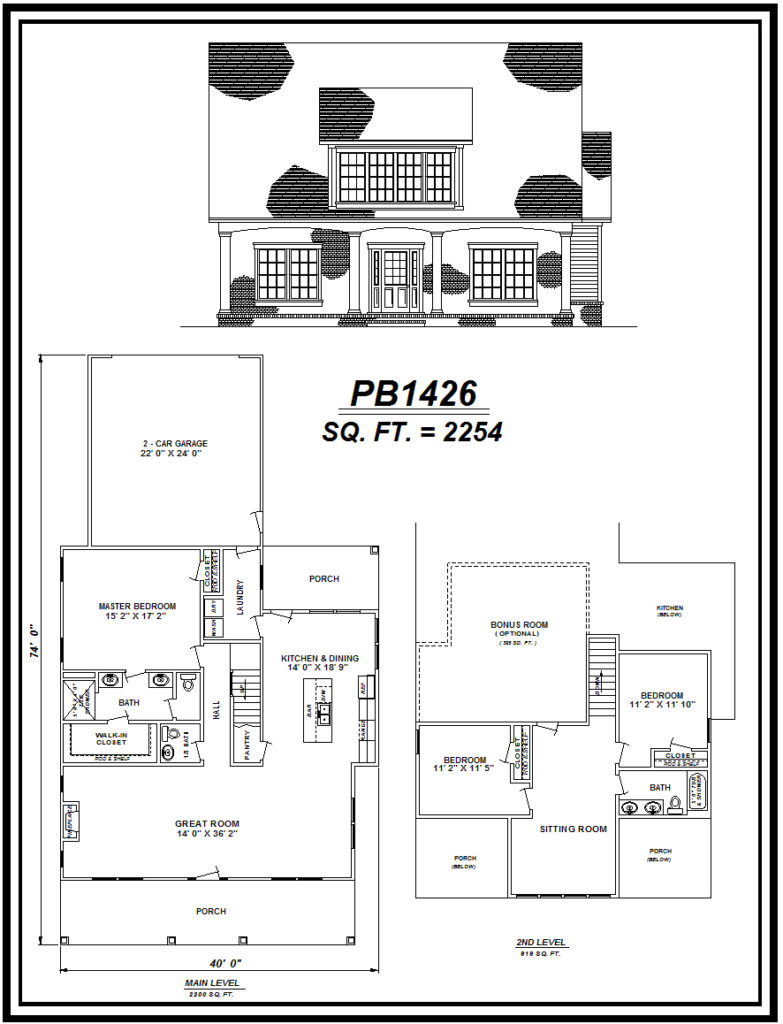 picture of house plan #PB1426