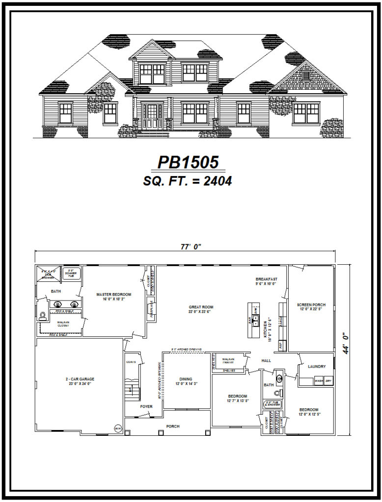 picture of house plan #PB1505