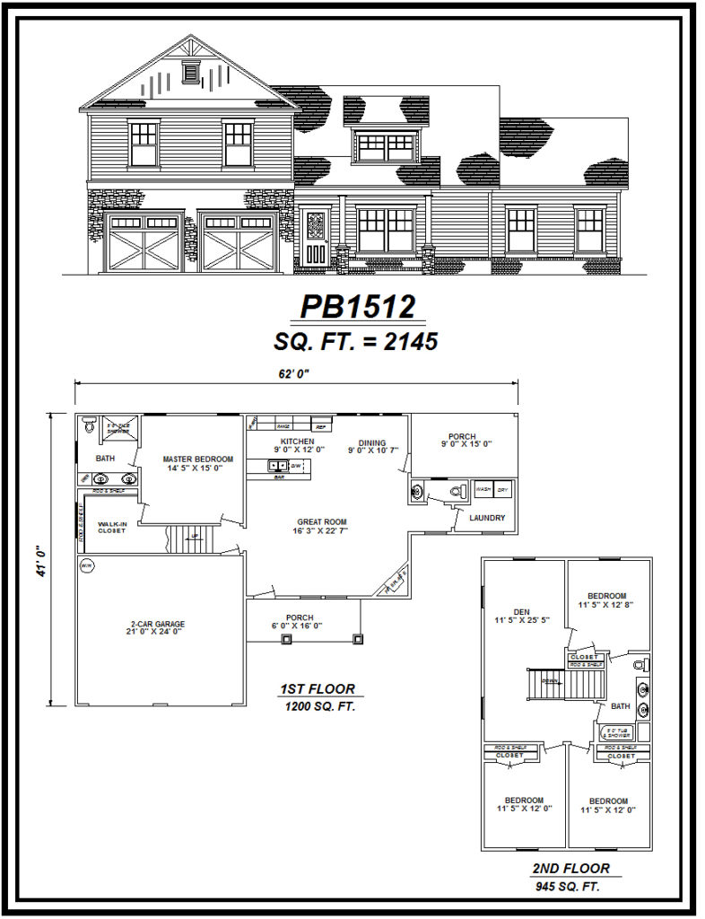 picture of house plan #PB1512