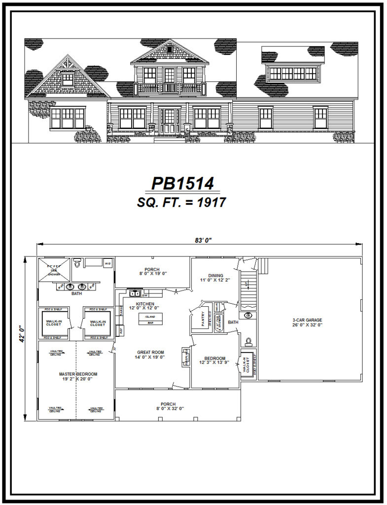 picture of house plan #PB1514