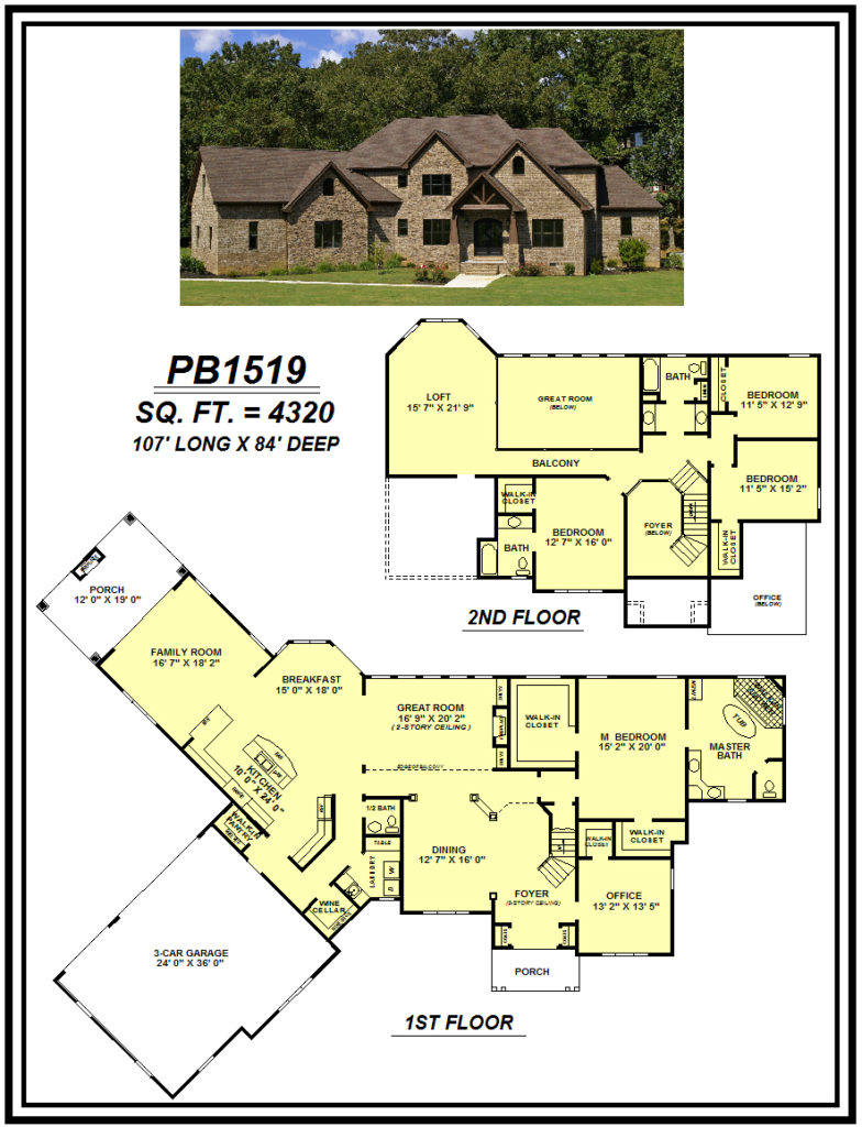 picture of house plan #PB1519