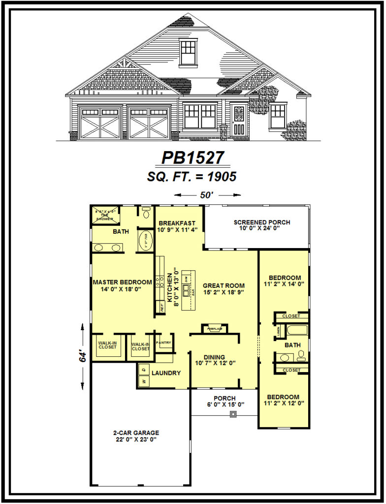 picture of house plan #PB1527
