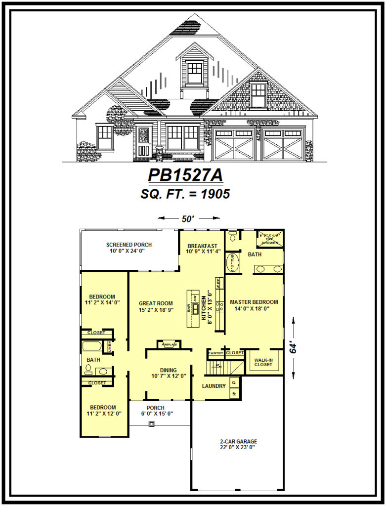 picture of house plan #PB1527A