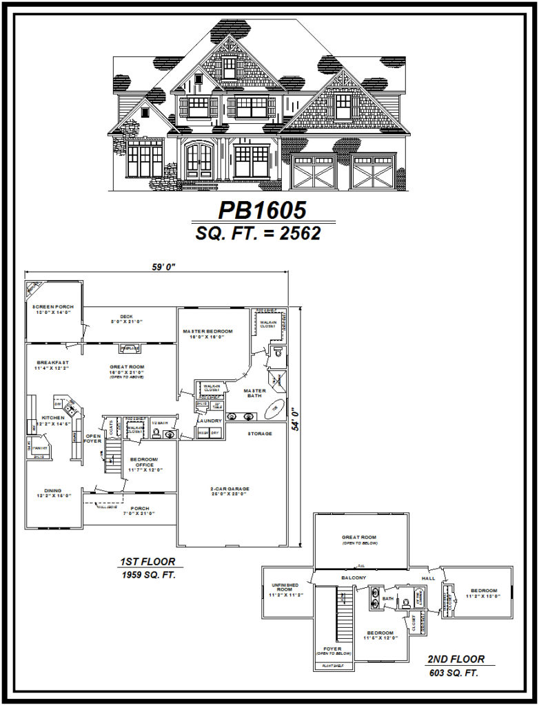 picture of house plan #PB1605