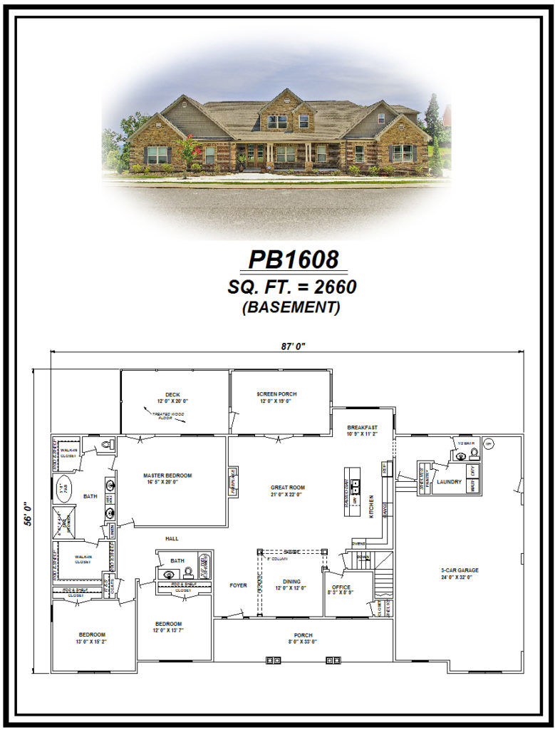 picture of house plan #PB1608