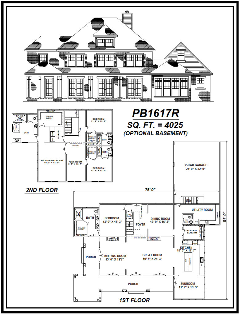 picture of house plan #PB1617R