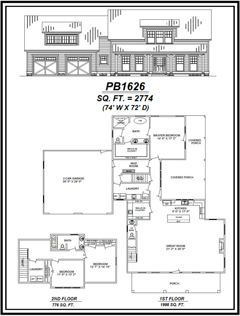 picture of house plan #PB1626
