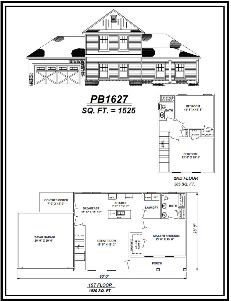 picture of house plan #PB1627