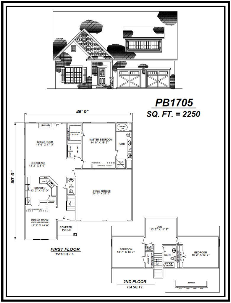 picture of house plan #PB1705