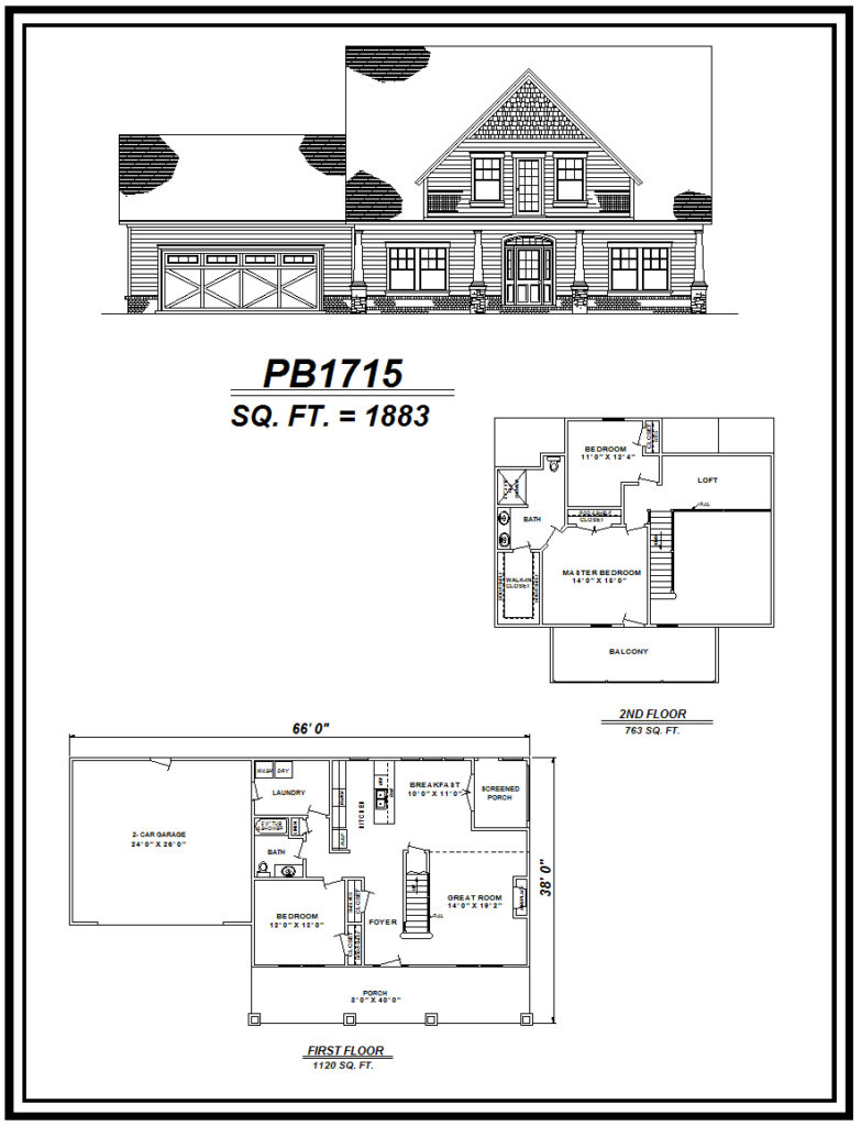 picture of house plan #PB1715