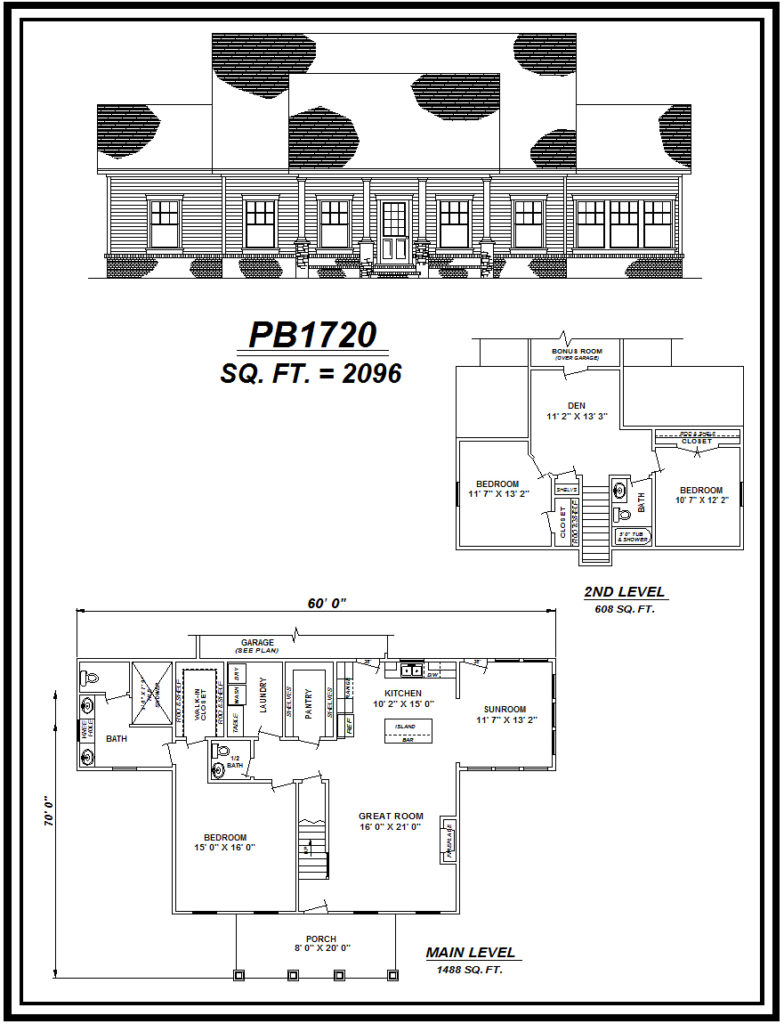 picture of house plan #PB1720