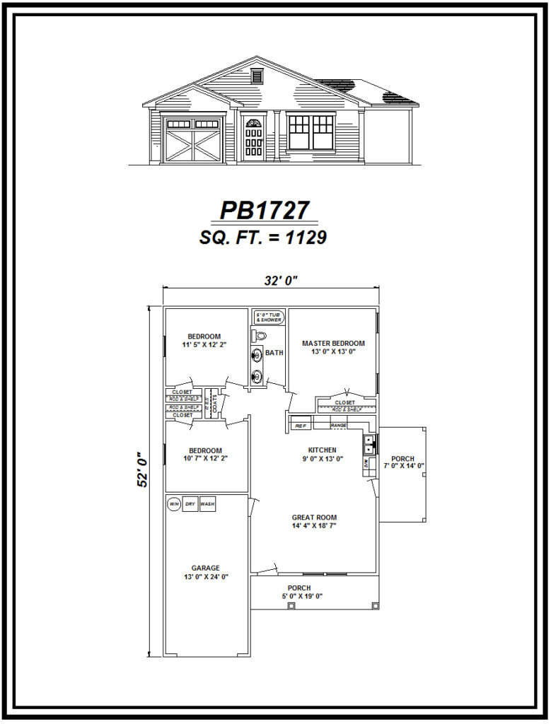 picture of house plan #PB1727