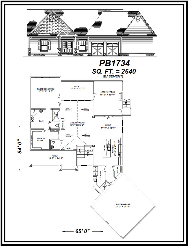 picture of house plan #PB1734