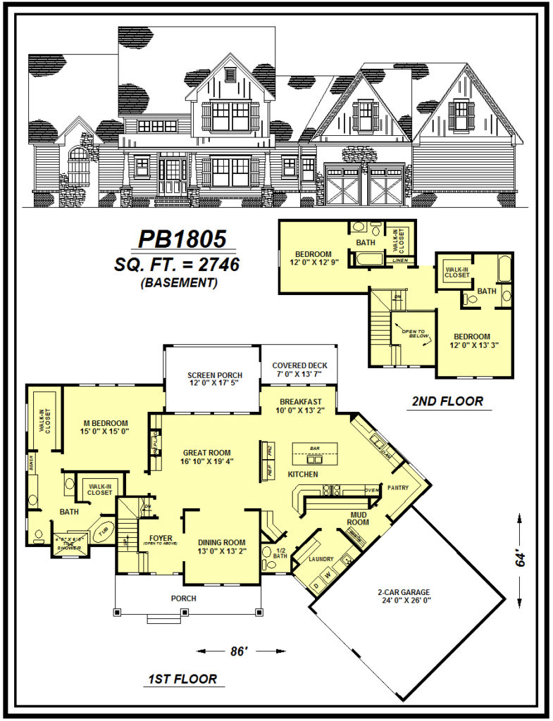 picture of house plan #PB1805